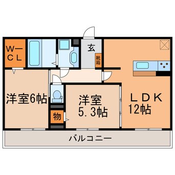 間取図 ドゥ・クラージュ