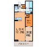 仮）D-room気噴町PJ　A棟 1LDKの間取り