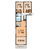カノープス（気噴町） 3LDKの間取り