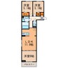 カノープス（気噴町） 3LDKの間取り