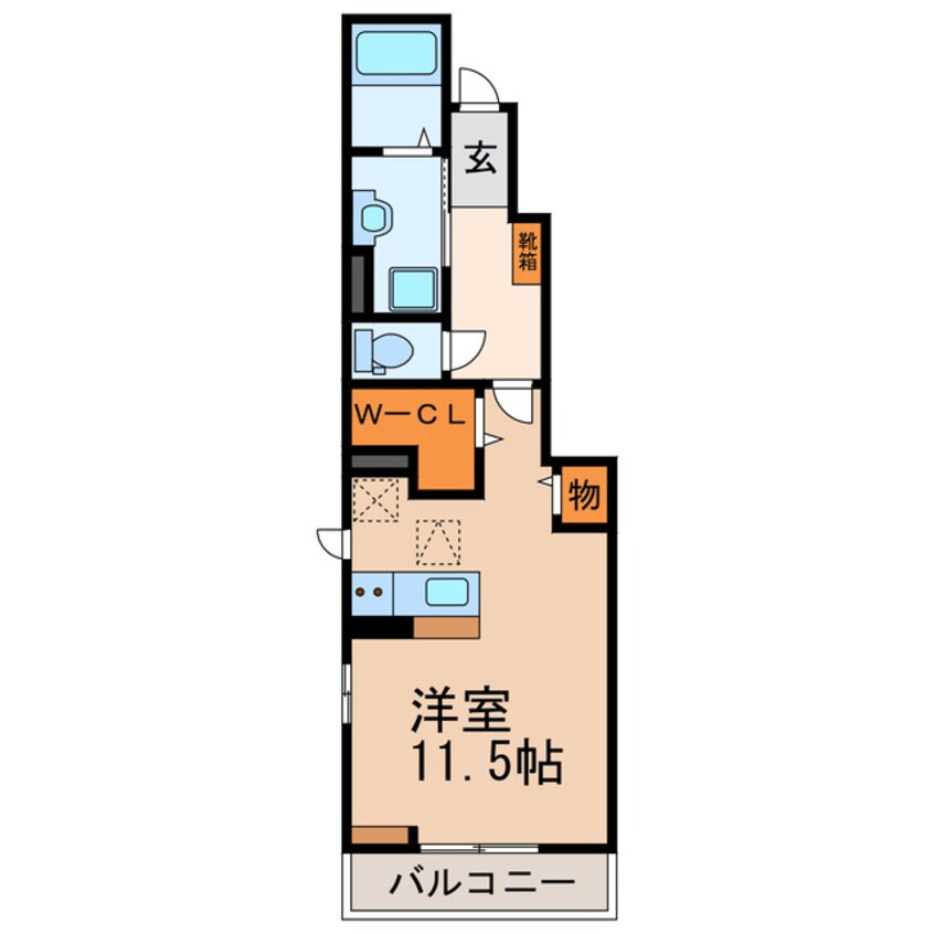 間取図 LUTAN下戸