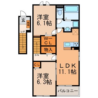 間取図 クレアティボ　カーサ