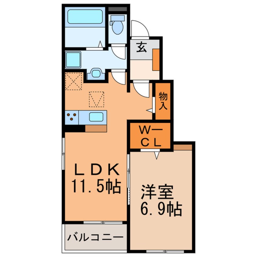 間取図 シエル・グランディア