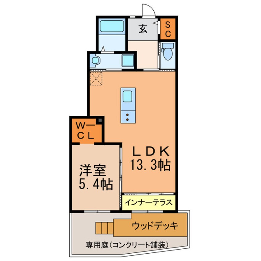 間取図 エターナル（松本町）