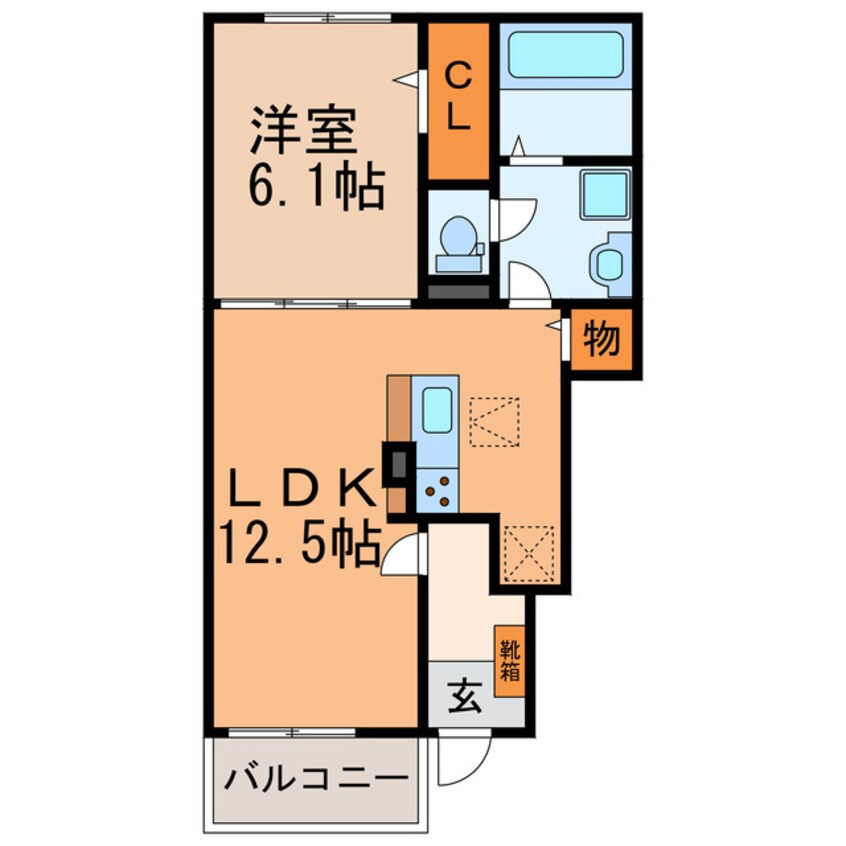 間取図 フェリーチェ・クレスト