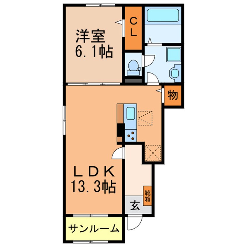 間取図 ヒストリア勝川