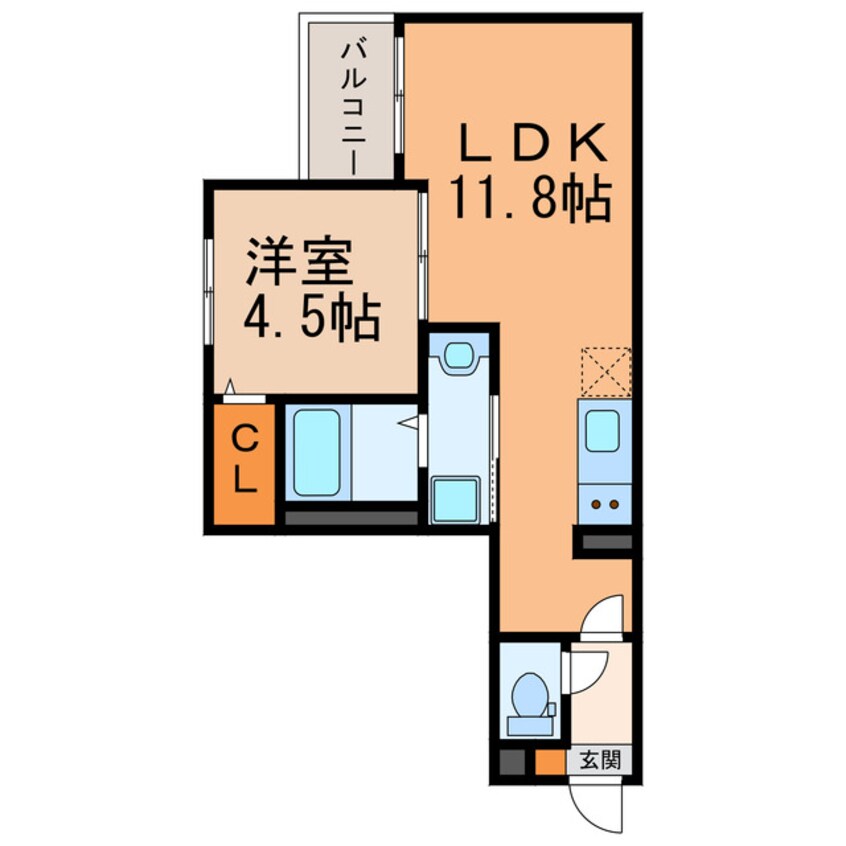 間取図 Jack toribamiⅠ