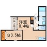 ジーメゾン名古屋楠 1SRの間取り
