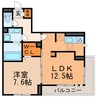 イスキーロ新守 1LDKの間取り