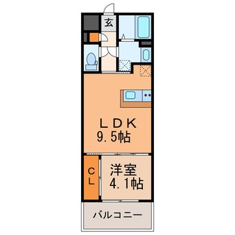 間取図 LeGioie豊山Ⅱ