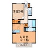 （仮称）D-ROOM上条町５丁目 A棟 1LDKの間取り