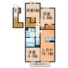 シャルール 3LDKの間取り