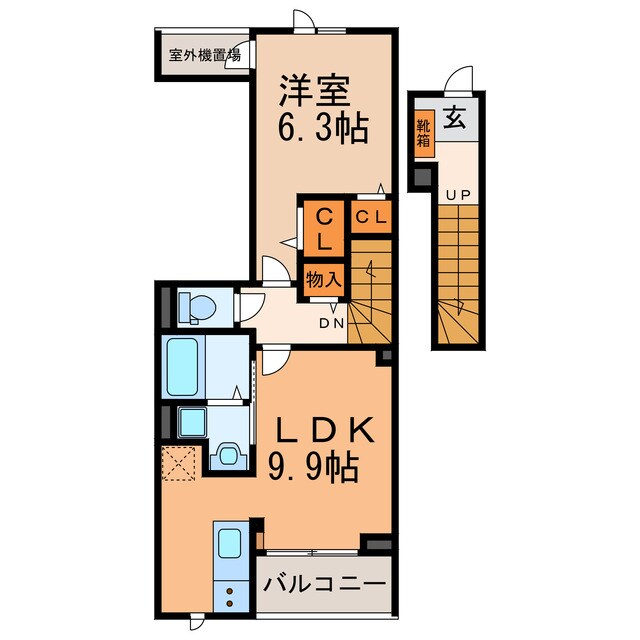 間取り図 リガーレ シダミ