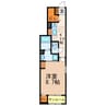 アルシオネ 1Kの間取り