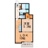 エリッセ 1LDKの間取り