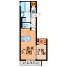 デュープレイス 1LDKの間取り