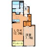 ウィンズⅢ 1LDKの間取り
