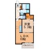 アムールⅠ 1LDKの間取り