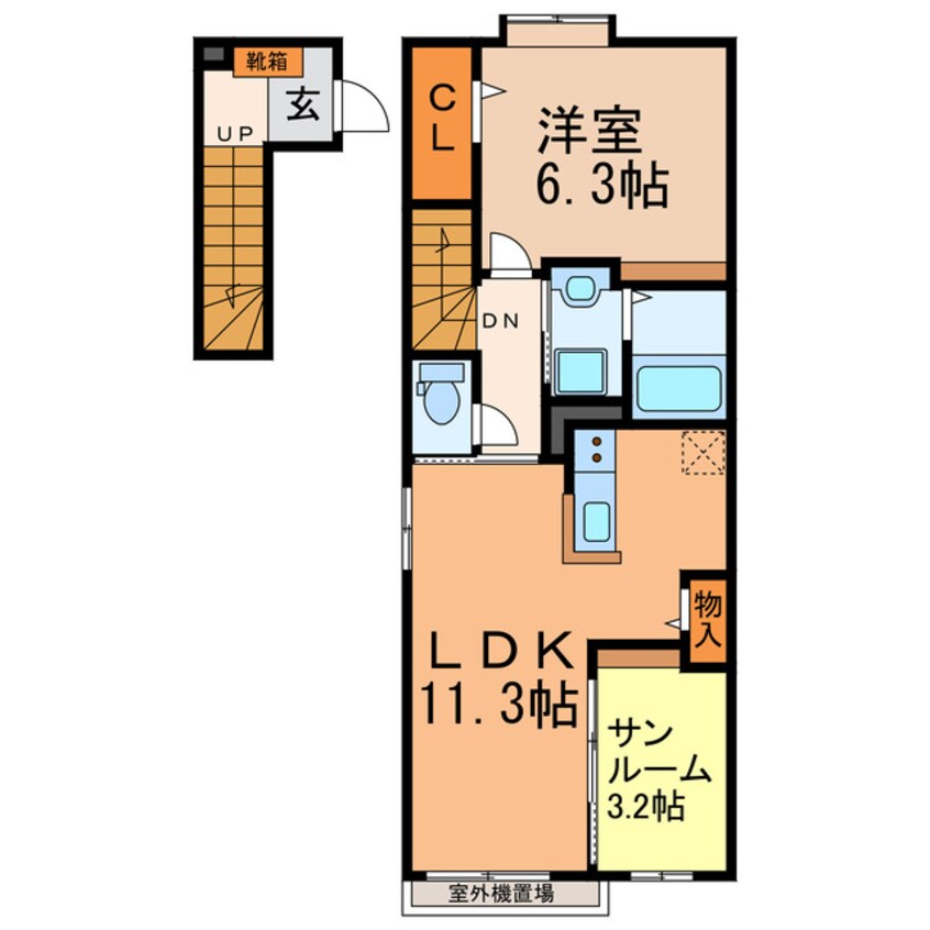 間取図 アムールⅡ