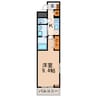 エザンス川北 1Kの間取り