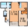 サンパレス（味美町） 1LDKの間取り