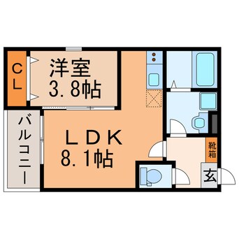 間取図 (仮称)ジーメゾン東味鋺