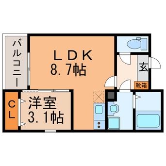 間取図 (仮称)ジーメゾン東味鋺