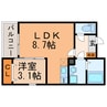 (仮称)ジーメゾン東味鋺 1LDKの間取り