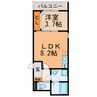 (仮称)ジーメゾン東味鋺 1LDKの間取り