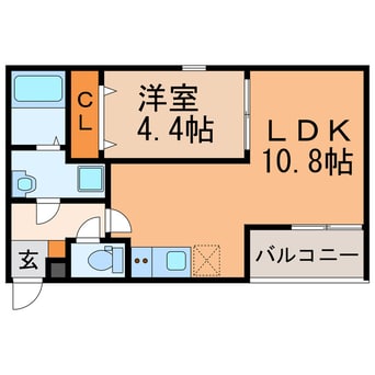 間取図 (仮称)ジーメゾン名古屋楠味鋺アノリス