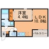 (仮称)ジーメゾン名古屋楠味鋺アノリス 1LDKの間取り