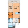 カサブランカ 1LDKの間取り