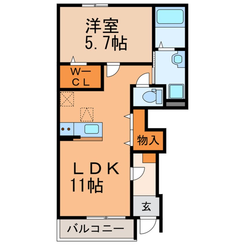 間取図 リバーストーン大清水