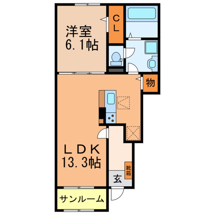 間取図 クロシェット