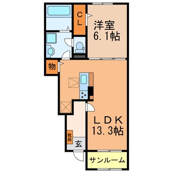 間取図 クロシェット