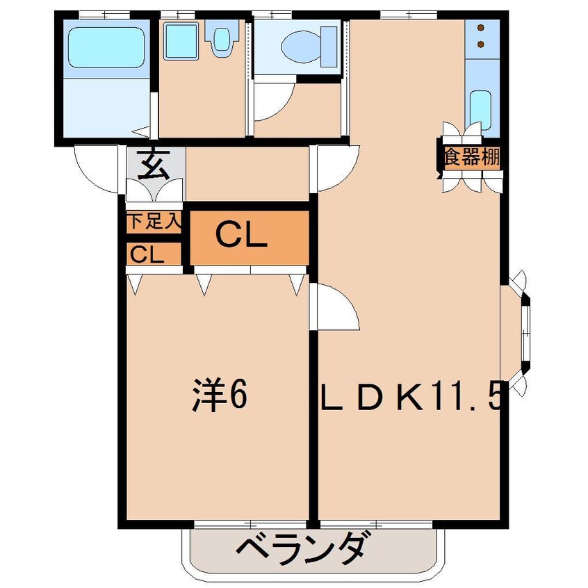 間取図 メゾンＥ