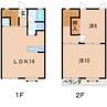 カーサIII 2LDKの間取り