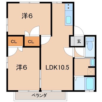 間取図 サニーヒル郭内