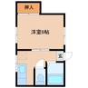ハイツ・マツオカ 1Kの間取り