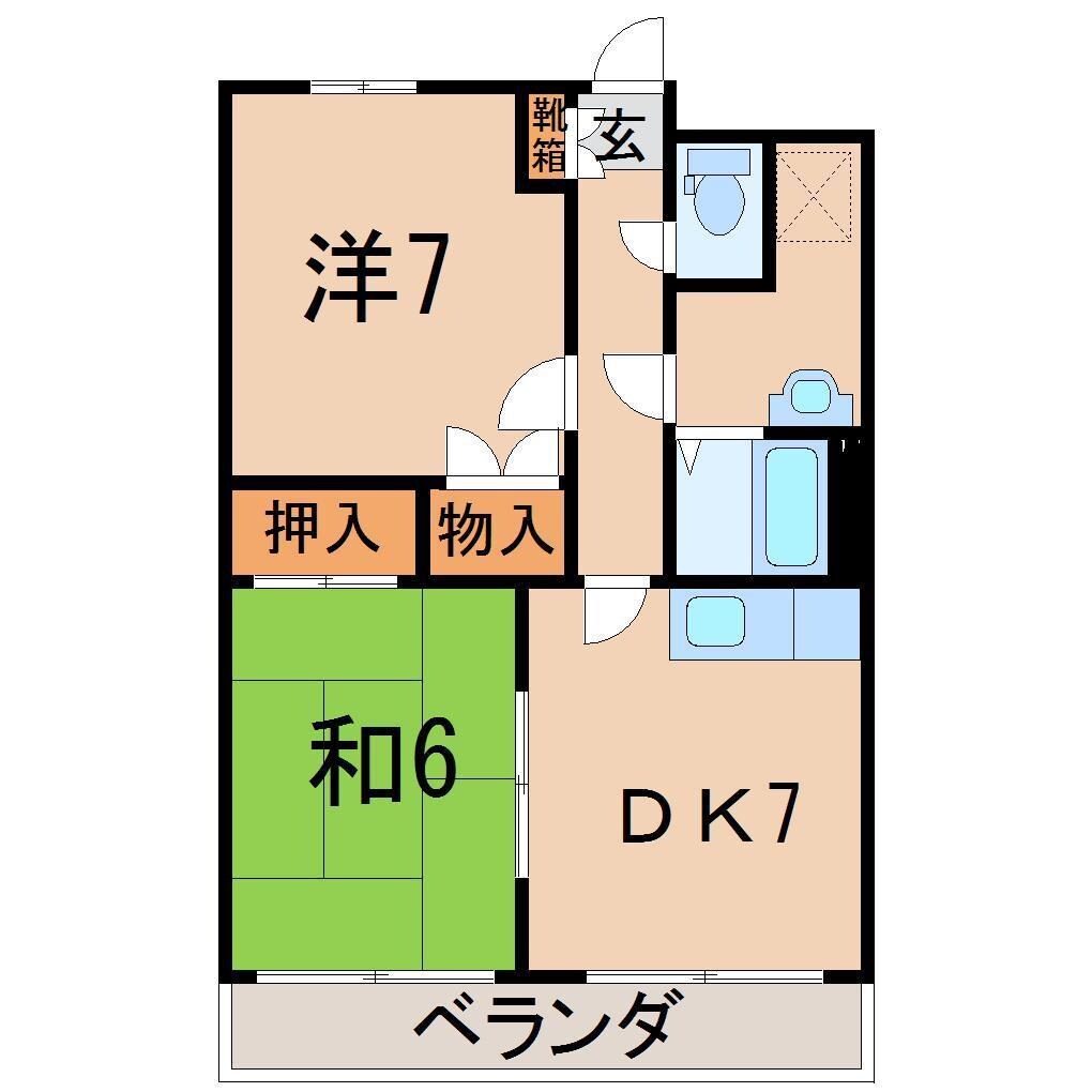 間取り図 セゾン北条谷