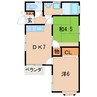 スマイルアパート 2DKの間取り