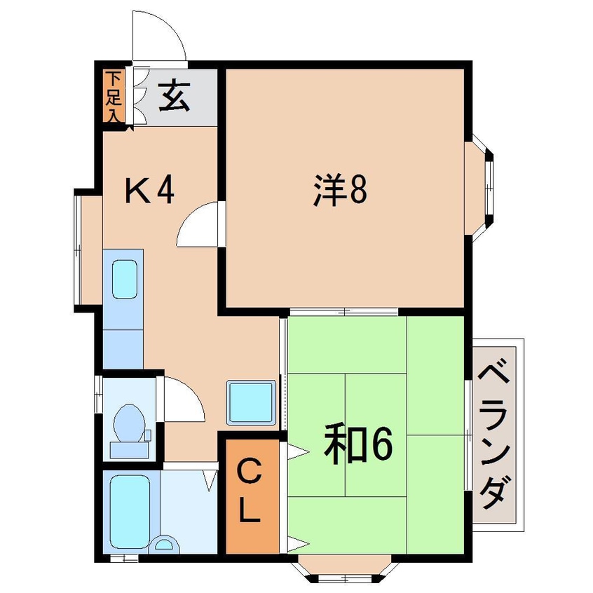 間取図 ジェネシスハイツ　ハンズ壱番館