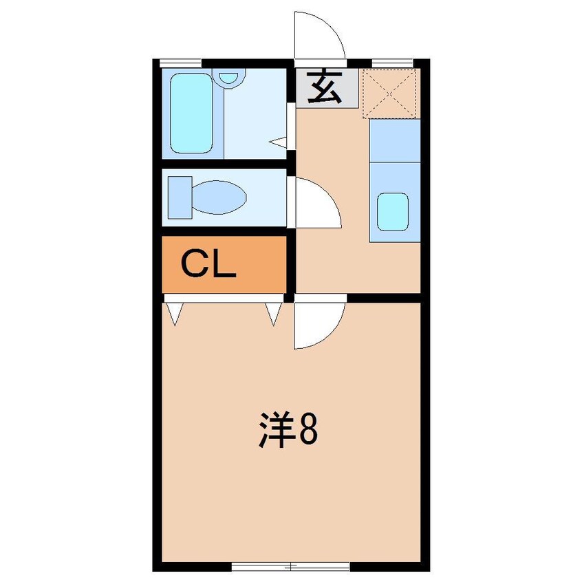 間取図 エルヴィハイツI