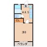 ＳＡＫＵＲＡ松川町 1DKの間取り