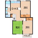 パレス アザレアの間取図