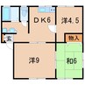 パレス　花水木 3DKの間取り