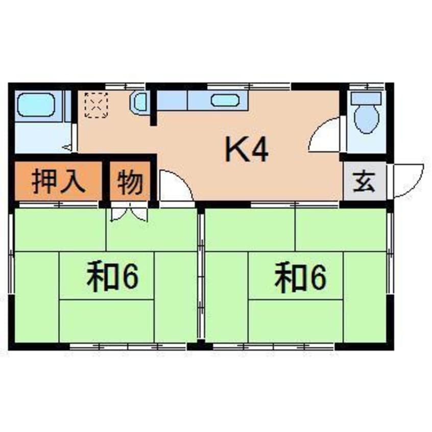 間取図 金水ハイツ