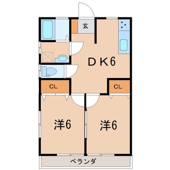 間取図 エスティハイツII