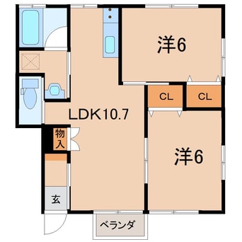 間取図 リバティベル東町Ｖ