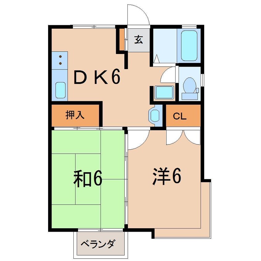 間取図 エスポワールII